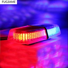 Fugsame автомобилей флэш лампы Яркий свет потолка крыши световых сигналов jewller короткий красный и синий свет лампы
