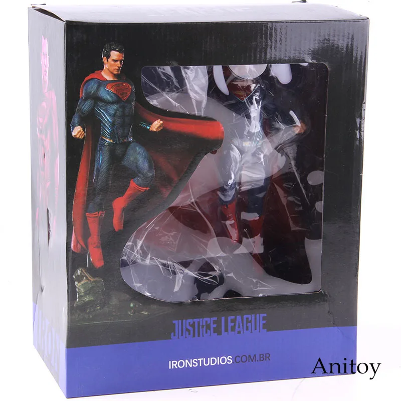 DC фигурка Супермена IRON Studio Justice League Супермен фигурка Супермена ПВХ Коллекционная модель игрушки