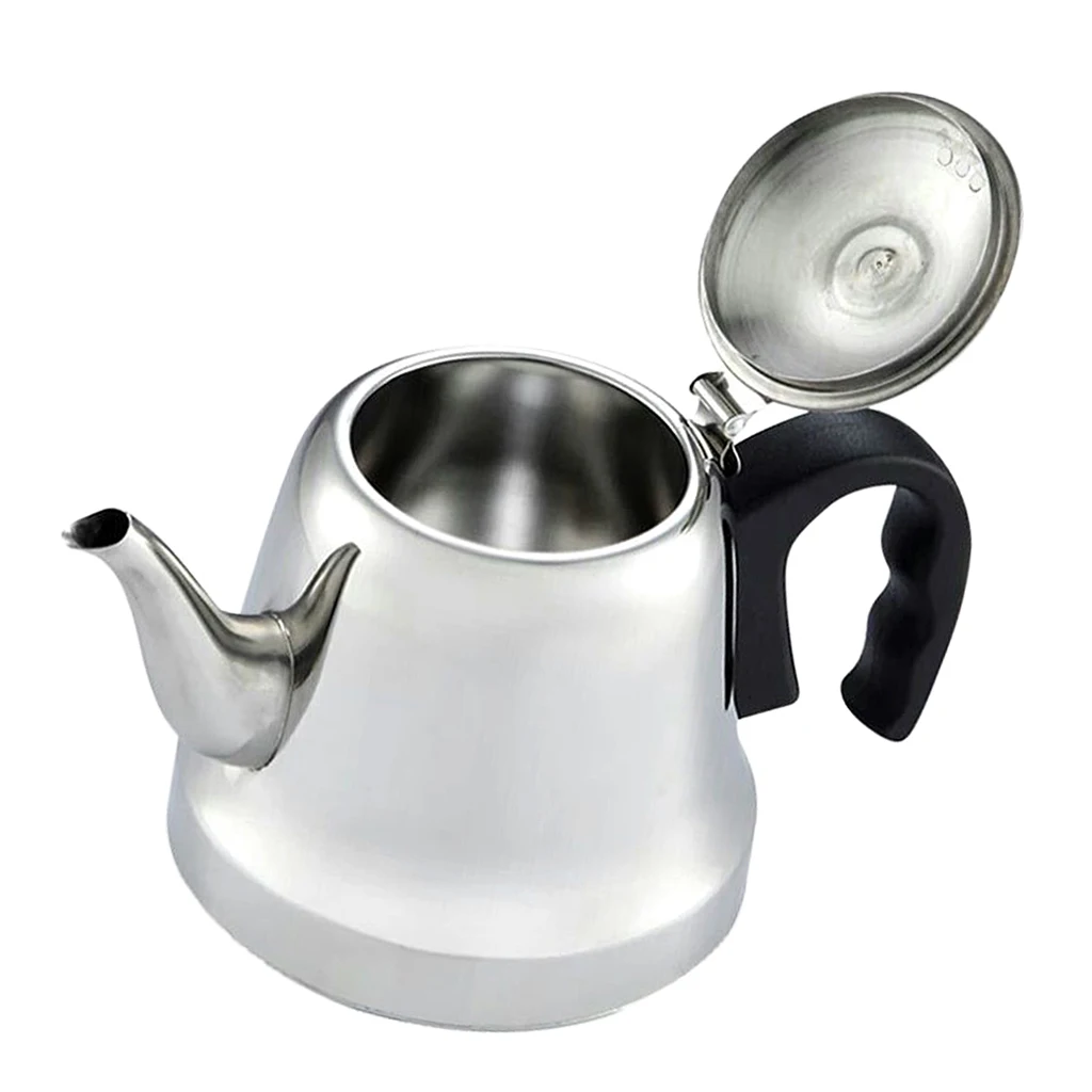 1.5L New Upgraded Stainless Steel Tea Kettle Teapot for Blooming Tea Herbal Coffee Teaware for Induction Cooker Home Kitchen 