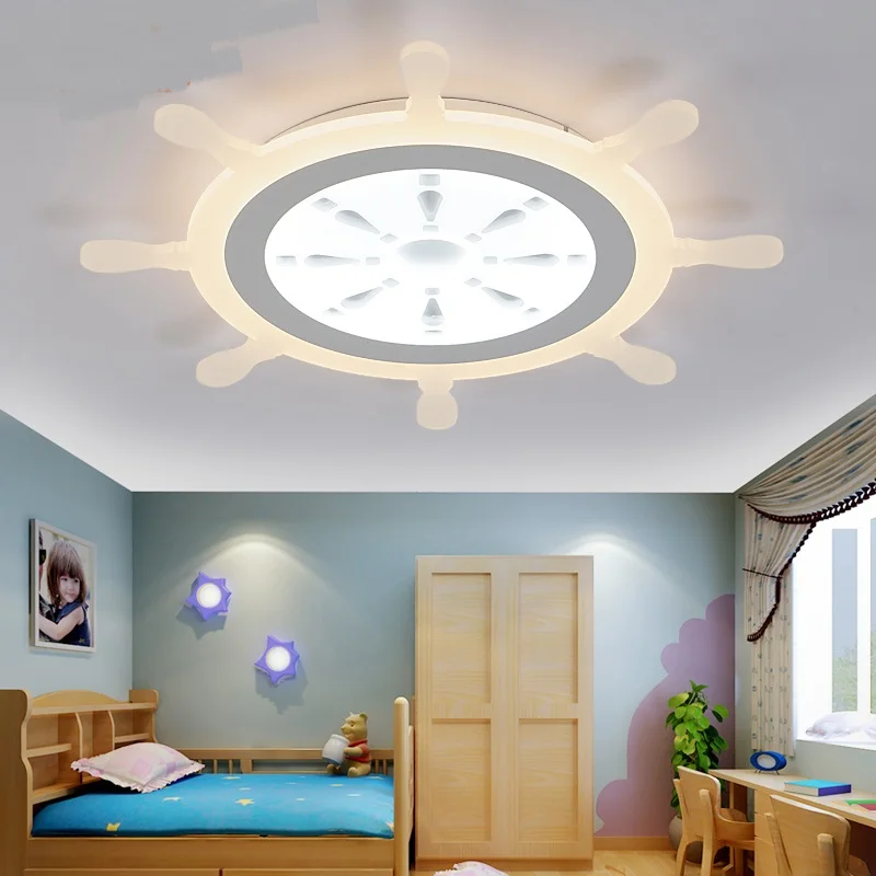 

pirate shi rudder led ceiling lamp living Room boy ceiling boy light bedroom light kindergarten ceiling light ZA928654