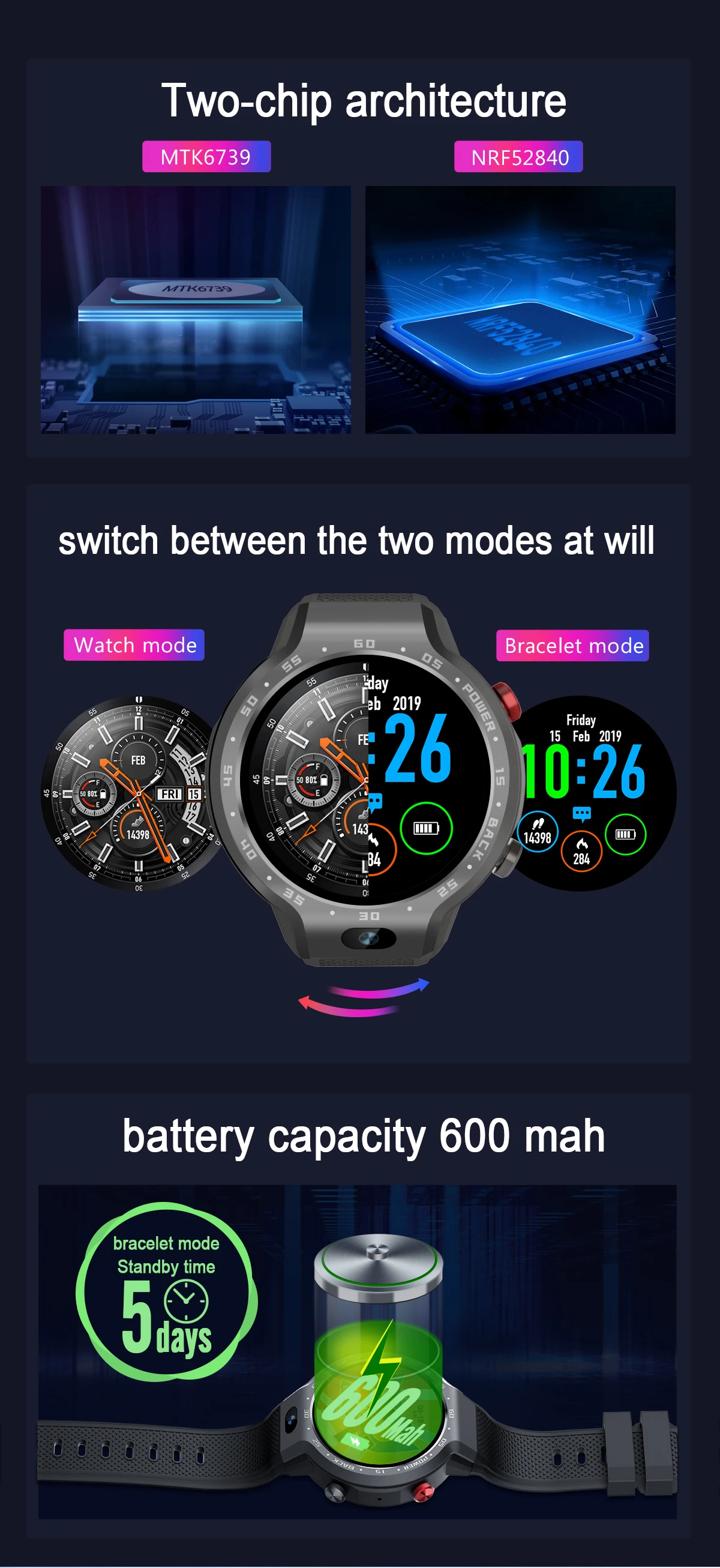 lem9 dual system 4g smart watch