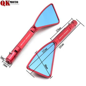 

CNC Motorcycle Side Mirrors Universal modified rearview Mirrors Handlebar mirror For HONDA Cb1000r shadow Suzuki Bandit Yamaha