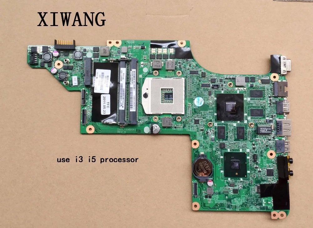 

605321-001 motherboard Free Shipping for HP dv7-4000 DV7T motherboard tested 100% working DA0LX6MB6G2 DA0LX6MB6F1 DA0LX6MB6H1