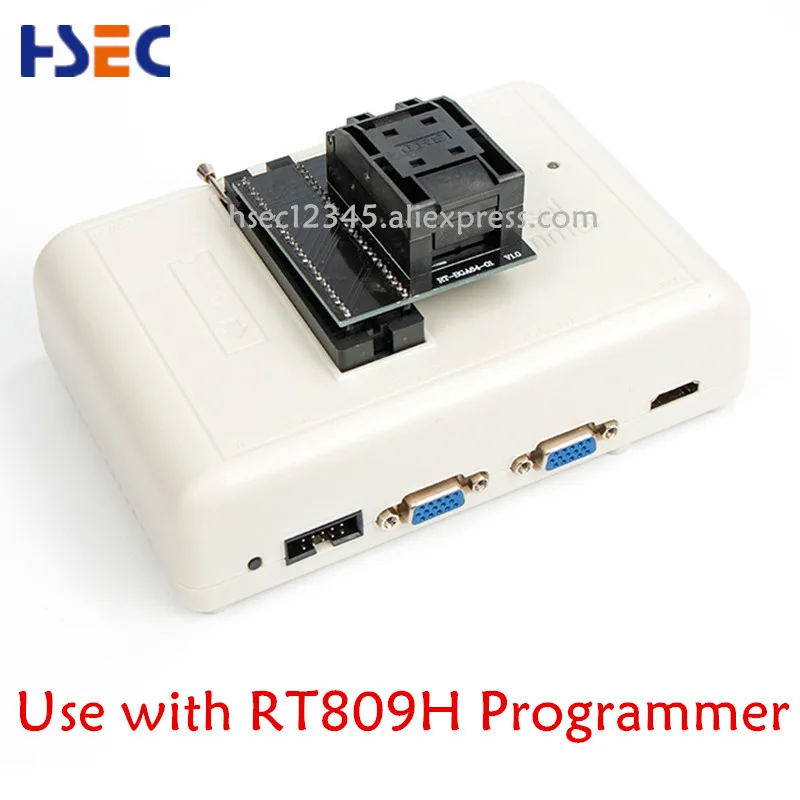 Позолоченный BGA64 адаптер для RT809H программатор Универсальный RT-BGA64-1 1,0 мм RT-BGA64-02 Разъем 11*13 мм программатор EMMC адаптер