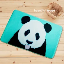 Приветственные напольные коврики животные панда Зебра принты для домашнего декора ванная комната кухонные ковры Придверные коврики для гостиной Противоскользящие коврики