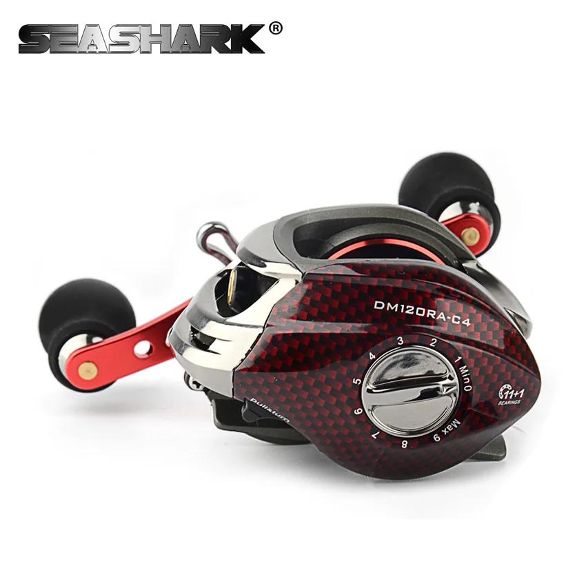 

SEASHARK New Fishing Reel carp spinning fishing reel 11+1 ball bearings EVA handle Right/Left hand reel carretilha pesca