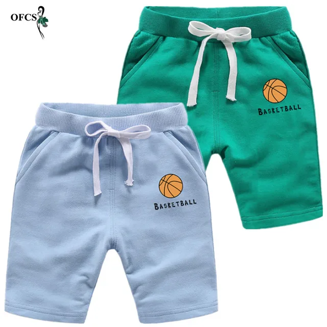 OFCS Baby Boys Shorts Trousers For Boy Girls Shorts Children's Cotton Sports Boys Beach Shorts Kids Boys Short Motion Pants 2-12 5