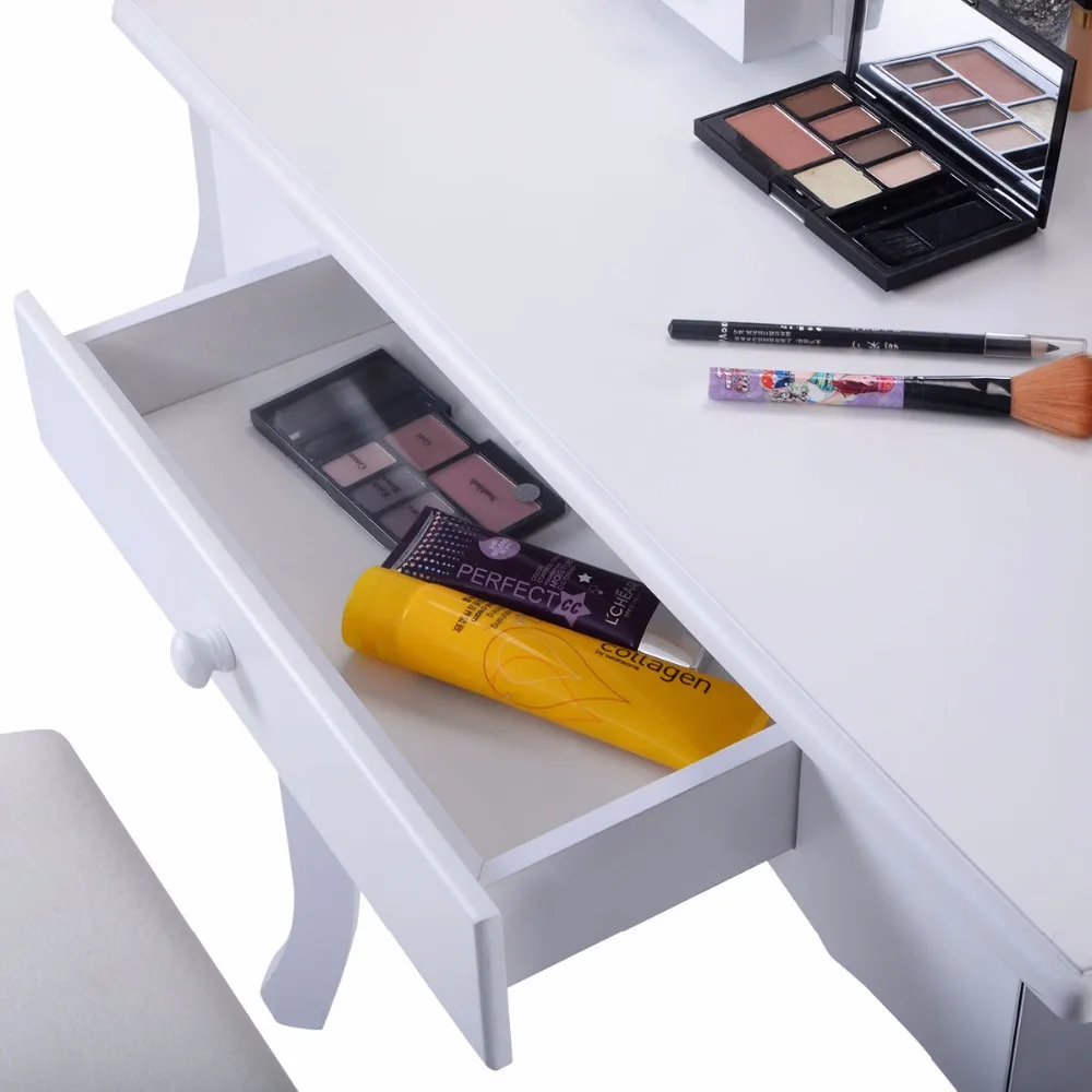 Туалетный столик Golpus HB84003 белый с зеркалом современная мебель|dresser with mirror|vanity table