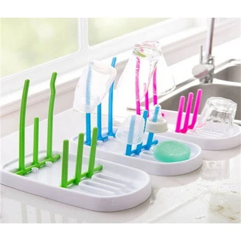 

Infant Feeding Bottle Pacifier Drying Rack Shelf Healthy Babies Bottle Drainer Dryer Shelf Countertop Drying Holder