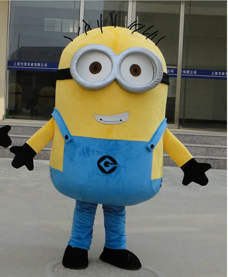 Minions Despicable Me Mascot Costume EPE Fancy Dress Outfit Adult free shipping7 