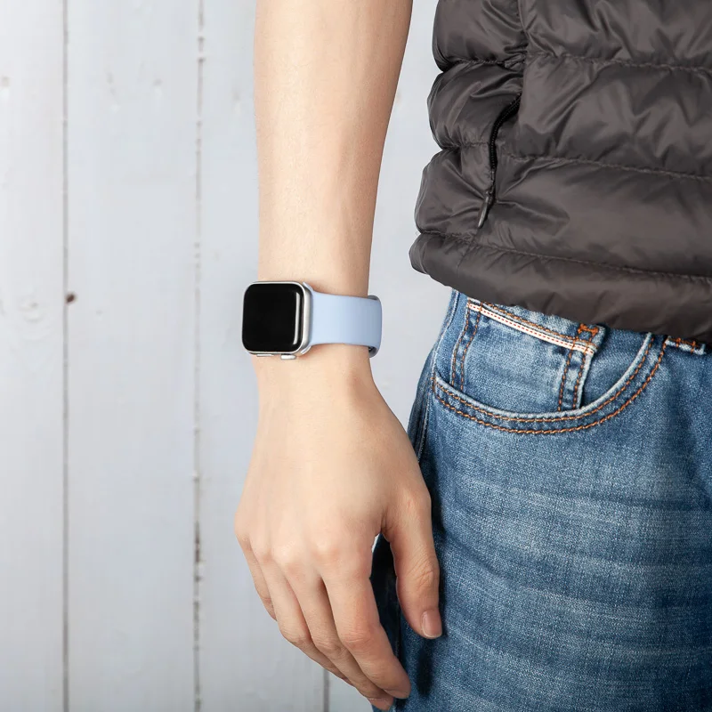 Sport Watch Band For Apple Watch Band Silicone Watch Strap Replacement  For Iwatch Apple Watch Series 4,3,2 38mm/42mm 81009 Sport Watch Band For Apple Watch Band Silicone Watch Strap Replacement  For Iwatch Apple Watch Series 4,3,2 38mm/42mm 81009