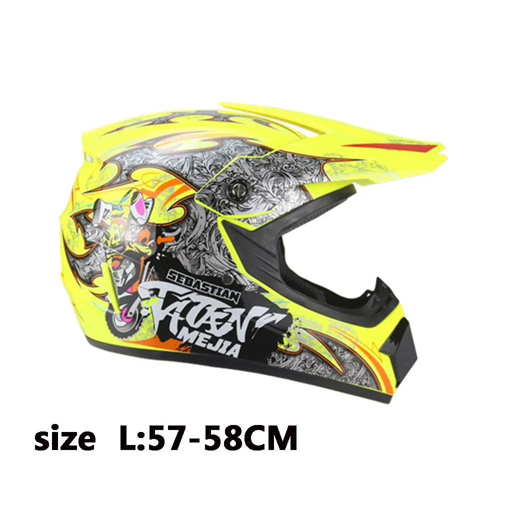 

Cycling Full Covered Children Helmet Sports Safety Kids Helmets For Balance Bike Motocross Downhill BMX 2 In 1 Full Face Helmet