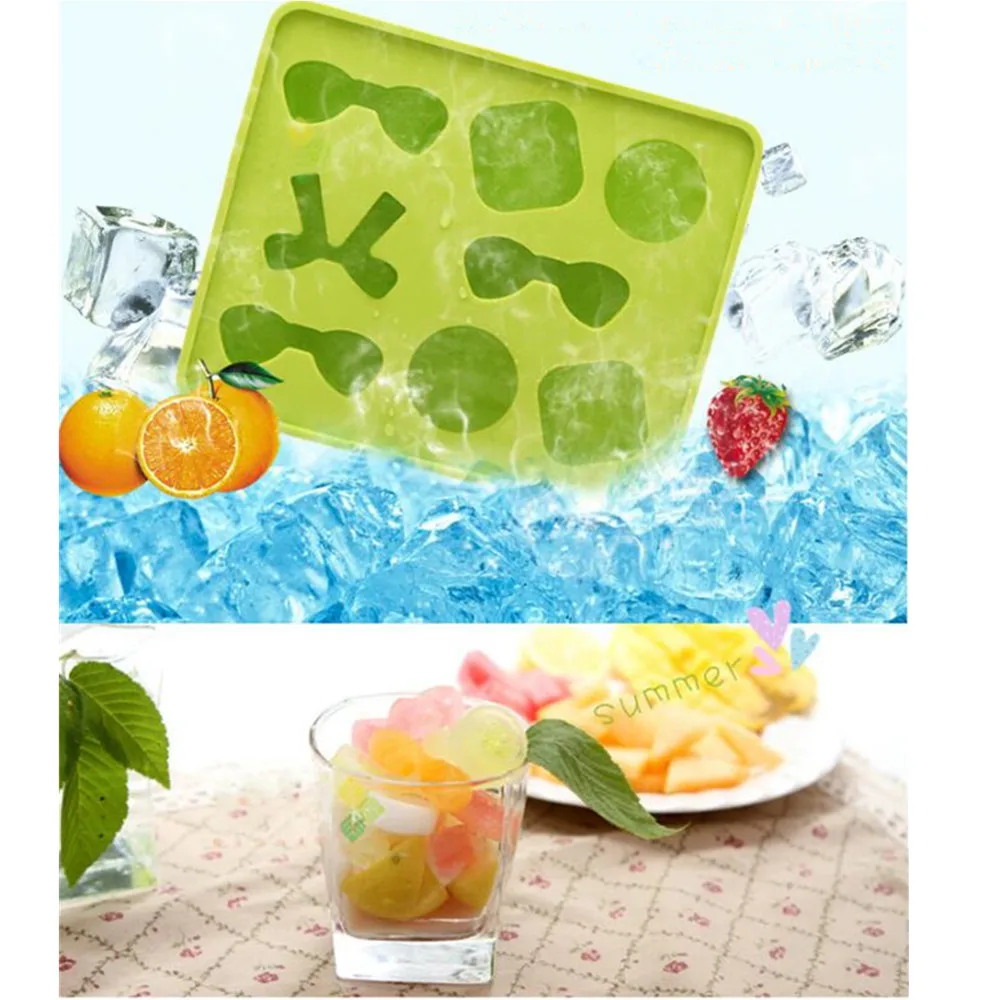 Gadgets Silicone ice cubes chocolate DIY ice molds cakes jelly pudding baking tools butterfly Knot Candy Ice making mold
