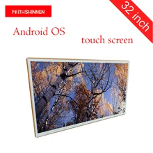 32 дюймов Android настенный рекламный дисплей lcd сенсорный экран киоск большой полноцветный для помещений интерактивные цифровые вывески
