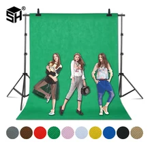 1.6X4/3/2M Green Screen Photo Background Photography Backdrops Backgrounds Studio Video Nonwoven Fabric Chromakey Backdrop Cloth 3x2m green screen photography valentine backdrop cotton muslin backgrounds for photo studio chromakey background