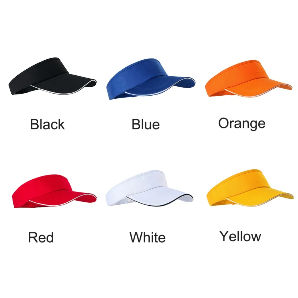 Горячее предложение! Распродажа! Мужская и женская пустая верхняя шляпа, одноцветная спортивная теннисная кепка, без верхнего козырька, теннисная пляжная шляпа, спортивная уличная кепка Rn