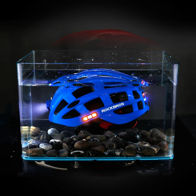 ROCKBROS luz bicicleta casco ultraligero casco Intergrally-moldeado de montaña bicicleta de carretera MTB casco seguro de las mujeres de los hombres 57- 62 cm - 5