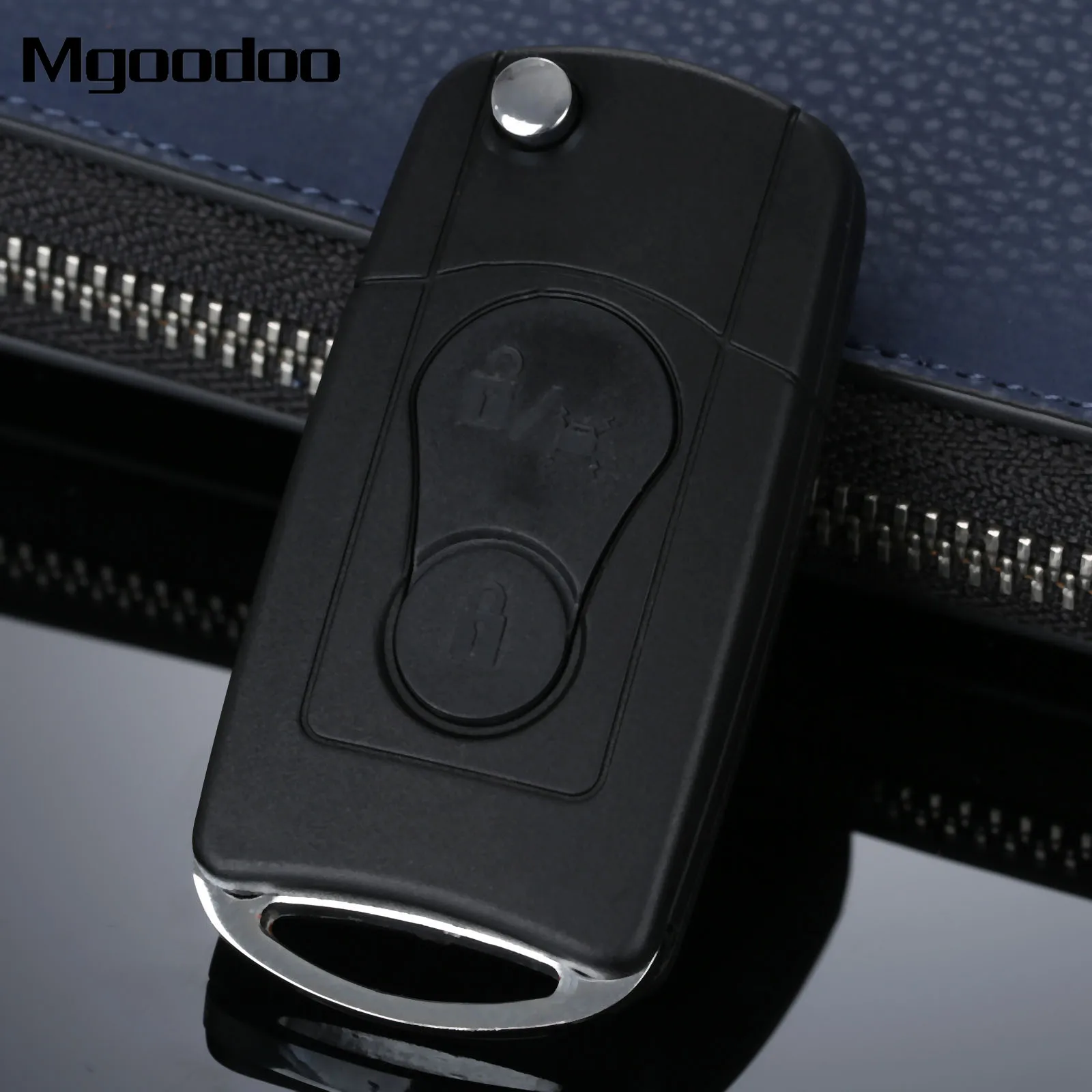 

Mgoodoo 2 Button Flip Folding Remote Key Fob Shell Case For Ssangyong Actyon Kyron Rexton S930 Auto Replacement Key Car-covers