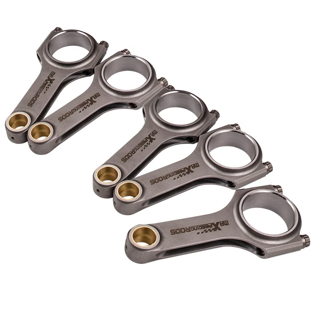 

Racing Forged Connecting Rods Set fit Volvo 850 C70 T5 2.3L B5234T ARP2000 Bolts 139.5mm Center Length Floating Crankshaft Pin