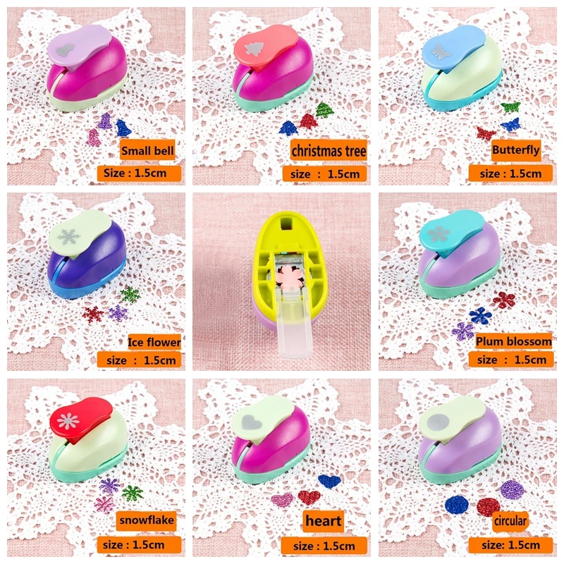 

Circle Paper Punch Machine Scrapbooking Tool Mini Paper DIY Craft Stencil Card Embossing Device Die Handmade Cutter Punch Gift