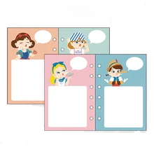 Kawaii Канцтовары еженедельник бумага цвет внутри страницы планировщик сетка внутри бумажные страницы блокнот школьные принадлежности