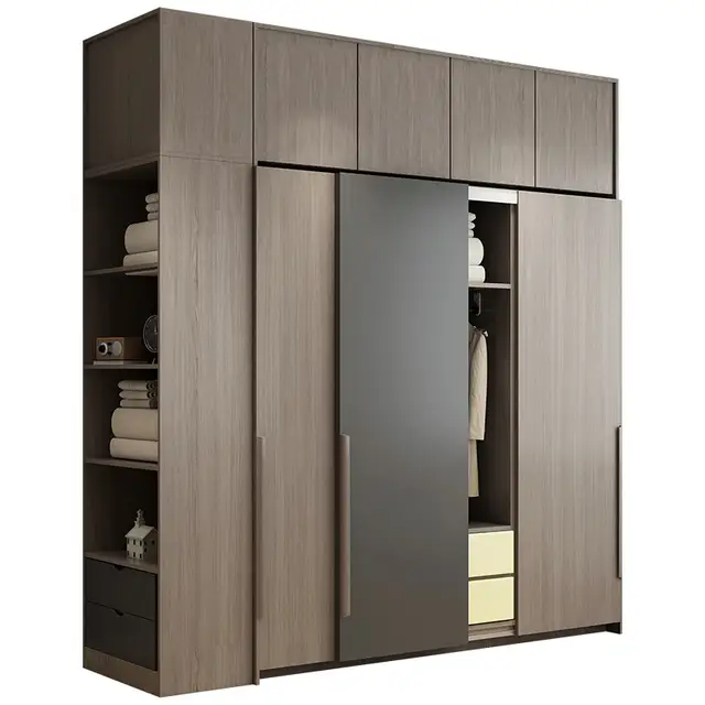 Online Shop Modern Mdf Dressing Chambre Wardrobe Cabinet Design