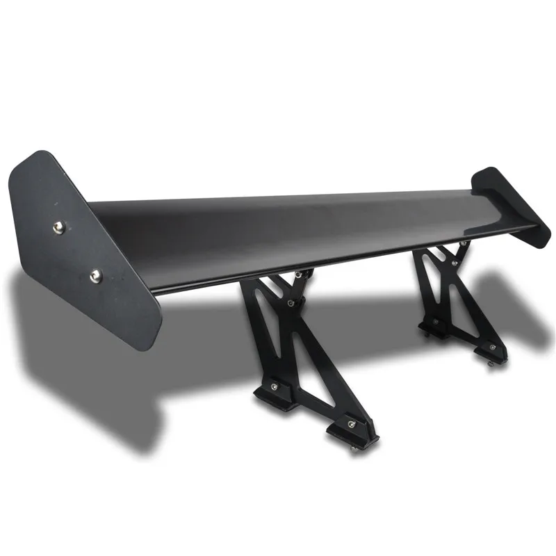 Universal Black GT Rear Trunk Wing Racing Spoiler AdjustableLightweight
