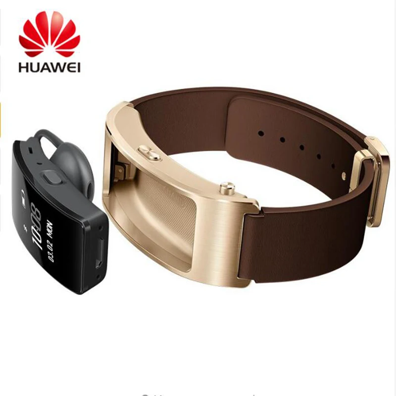 Оригинальный huawei TalkBand B3 Talk Band Bluetooth Smart Напульсники носимых спортивные часы