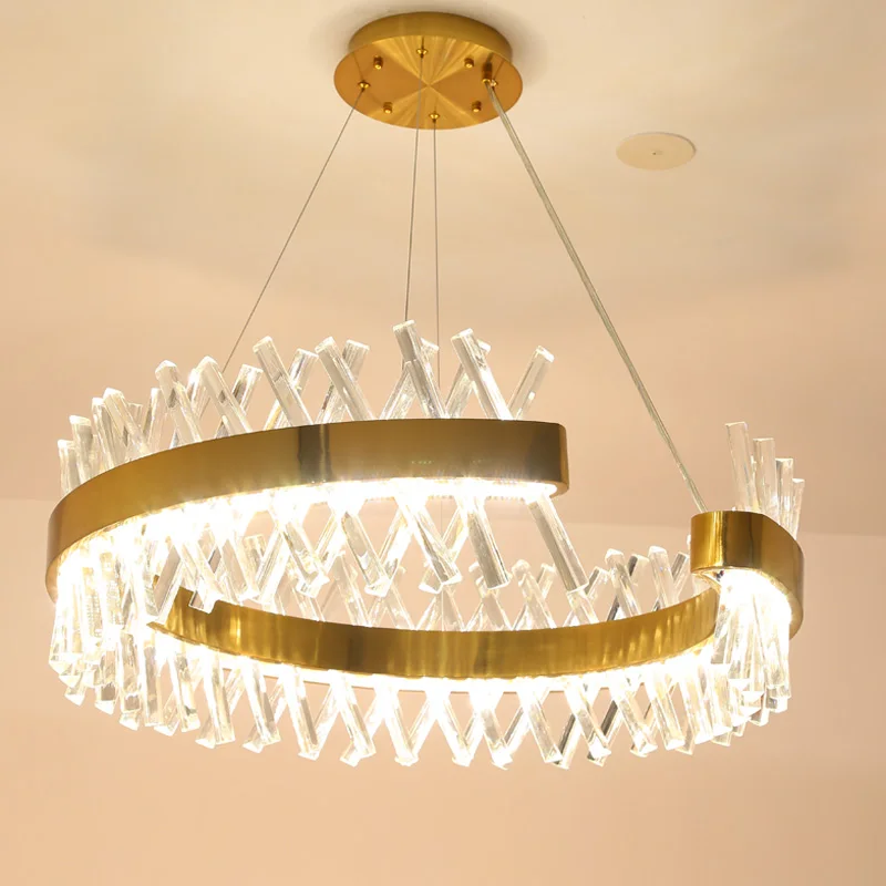 gold modern chandelier