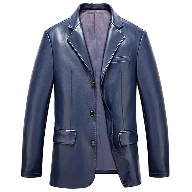 Buy European Appear Big and Tall Mens Leather Jacket