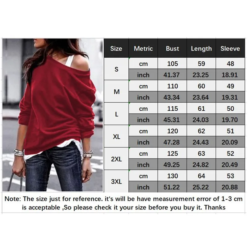 SINFEEL S-3XL Sexy Off Shoulder Sweatshirt Women Autumn Winter Long Sleeve Clothing Female Pullovers sudadera mujer plus size SINFEEL S-3XL Sexy Off Shoulder Sweatshirt Women Autumn Winter Long Sleeve Clothing Female Pullovers sudadera mujer plus size
