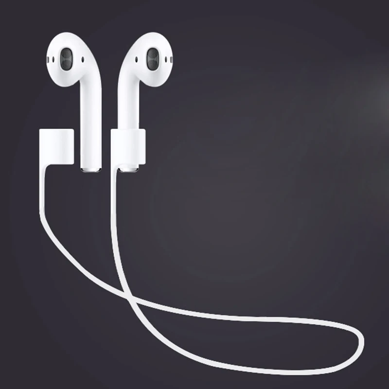 

Headphone Earphone Strap for Apple Airpods Anti Lost Strap Not Magnetic Loop String Rope for Air Pods Silicone Cable Cord Case