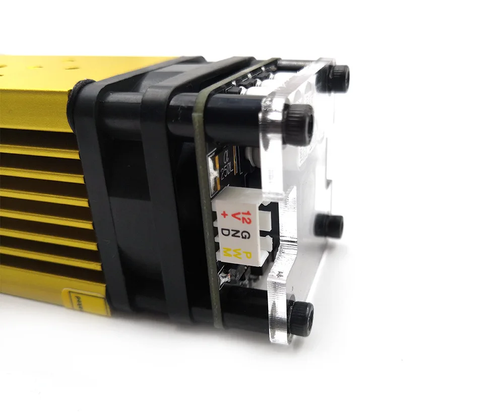 Обновленная версия 500 МВт 2,5 Вт 5,5 Вт 15 Вт лазерные головки фокусировки желтого цвета 3P с ttl/PWM CNC Лазерный Гравировальный модуль