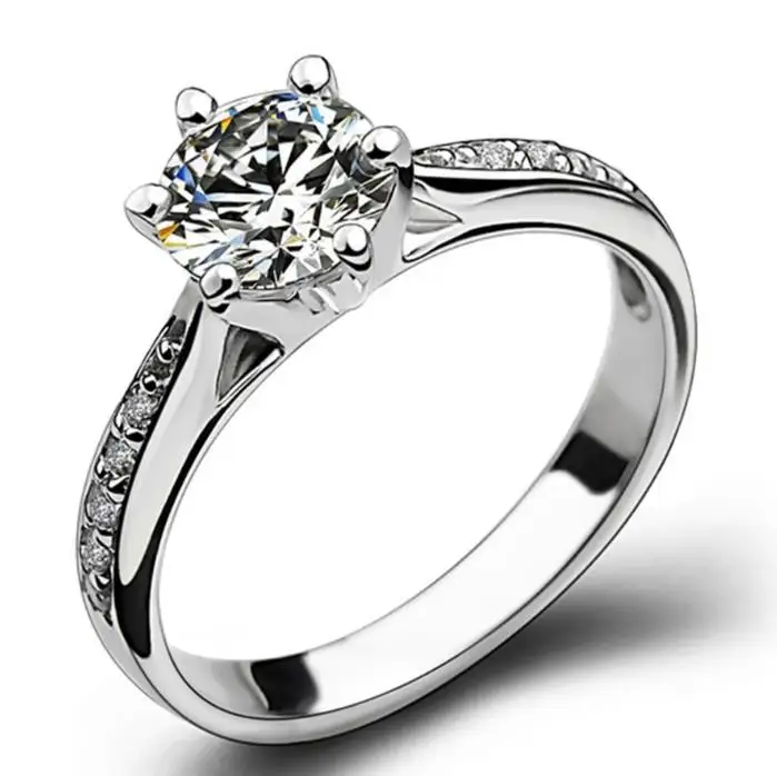 

Hot Sale Rings For Women AAA White Zircon Cubic elegant rings Female Wedding jewerly New Trendy Crystal ring 6/7/8/9/10 Size