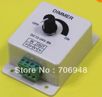 

DC 12V-24V 8A Manual Dimmer Adjustable Brightness For Led Light Strip