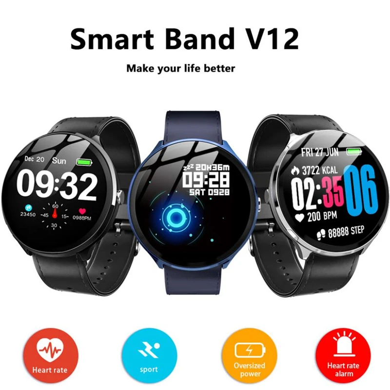 Смарт часы KOSPET V12 IP67 водонепроницаемые для здоровья gps спорта сердечного ритма