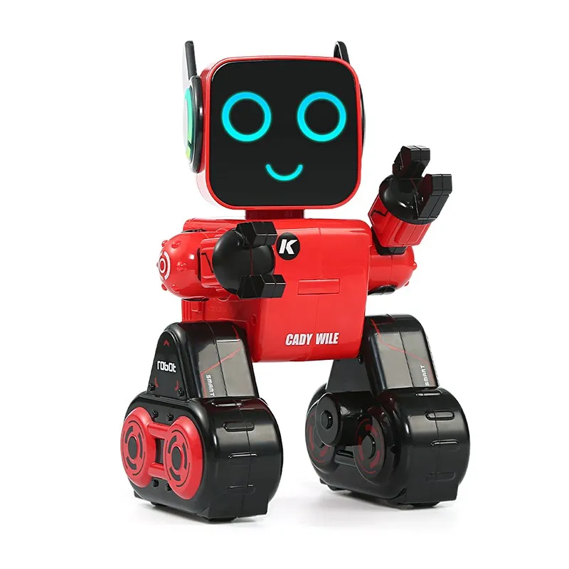 LEORY R4 Original Cady Wile RC Robot Cute Remote Control Voice Control Intelligent Robot With Piggy Bank For Children Kids Gift
