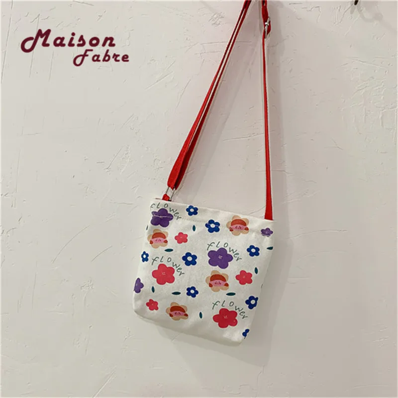 Модные женские сумки с цветочным принтом Холщовая Сумка через плечо bolsos mujer verano