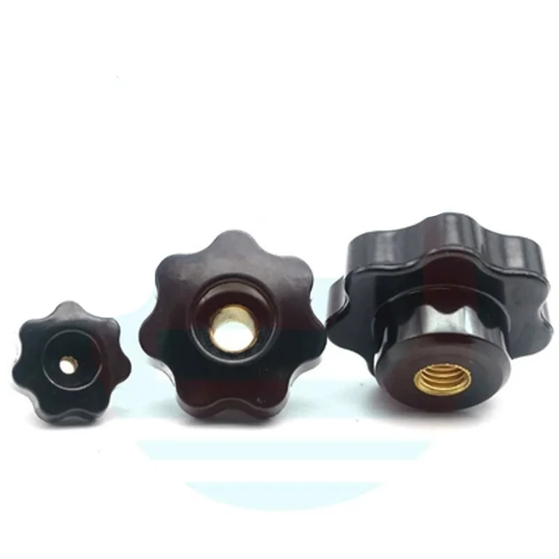 Size: M8x32mm 2pcs NUTW-24027 2Pcs M8 M10 Torx T&TX Plum Type 32mm-63mm OD Through Hole Seven Stars Handle Perforation Plastic Head Hand Screw Nut - Size: M8x32mm 2pcs NUTW-24027 2Pcs M8 M10 Torx T&TX Plum Type 32mm-63mm OD Through Hole Seven Stars Handle Perforation Plastic Head Hand Screw Nut -
