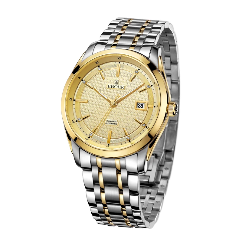 

EBOHR brand luxury machinery successful men's Mechanical watch waterproof business casual fashion watch 2019 new Ebohr 10600214
