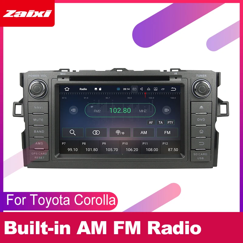 Flash Deal ZaiXi For Toyota Corolla E150 hatchback 2006~2012 Car Android Multimedia System 2 DIN Auto DVD Player GPS Navi Navigation Radio 4 Flash Deal ZaiXi For Toyota Corolla E150 hatchback 2006~2012 Car Android Multimedia System 2 DIN Auto DVD Player GPS Navi Navigation Radio 4