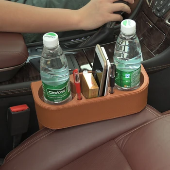 

Car Universal Storage Box 3 in 1 Multi-functional Racks Water Cup Drinks Holder Mobile Phone Frame Durable Anti-fouling