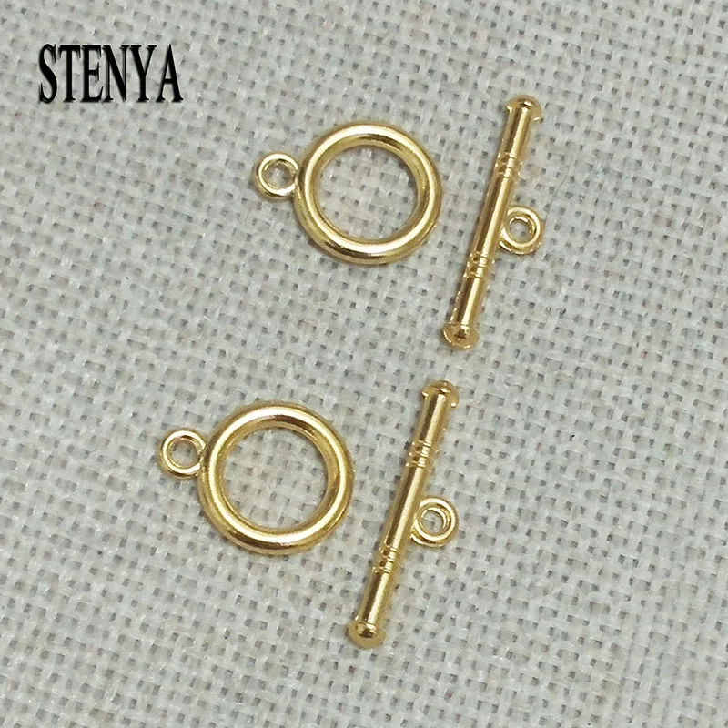 80 Connectors Necklace Bracelet Toggle Clasps Tibetan Silver Findings