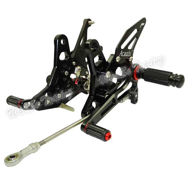 Waase гонки Rearset Сзади наборы для ухода за кожей подножки колышки для Suzuki SV650 SV 650