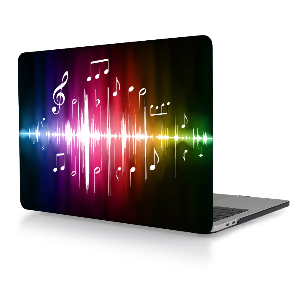 Для Macbook 12 Air 13 A1932 A1466 Pro retina 13 15 случай уникальный левый и правый мозг Пластик Футляр Pro 13 15 Touch bar - Цвет: A056