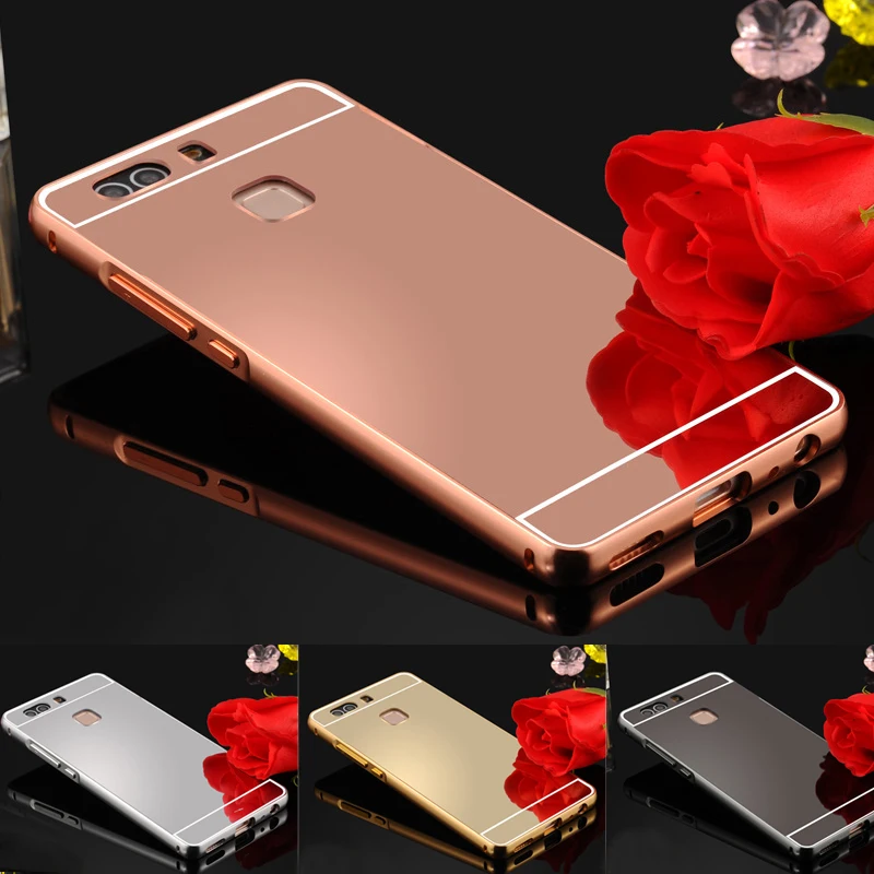 Sycase для huawei P8 lite P7 P9 G8 Y6 чехол люксовое золотое покрытие Алюминий металлический