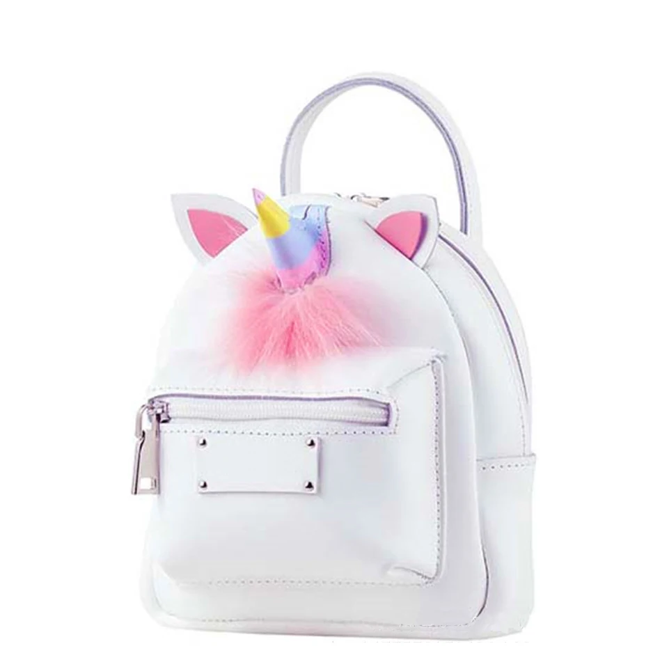 

2018 New Fashion Unicorn Backpack Creative Cartoon Color Matching Women's Small Shoulder Bag with CORN