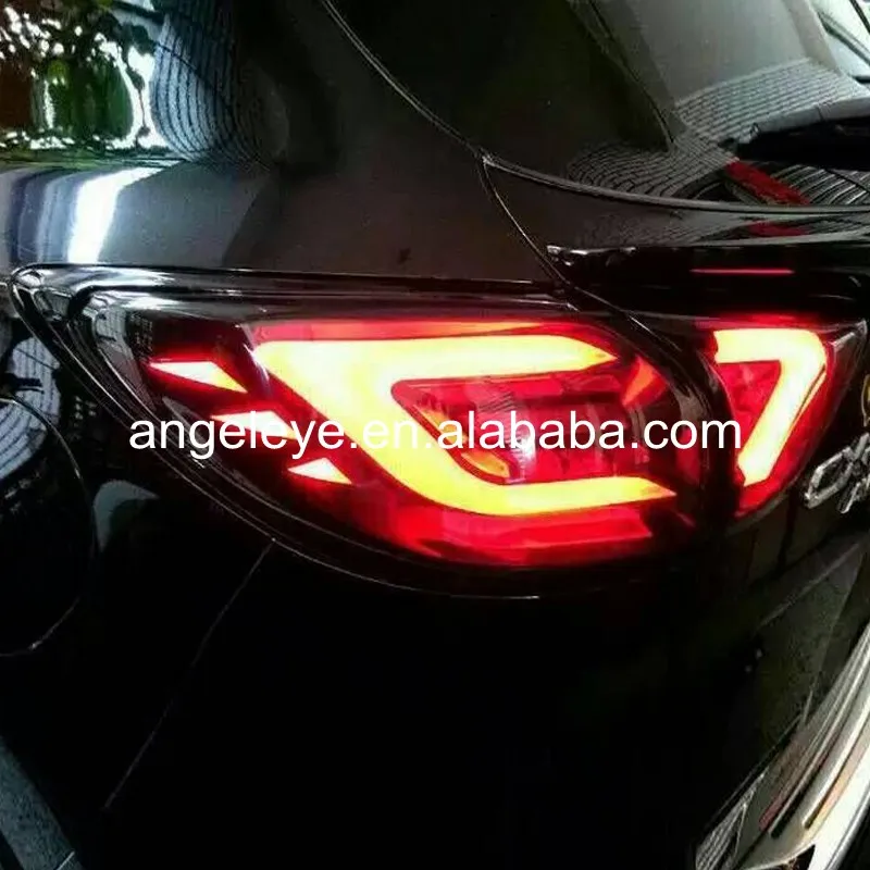 For MAZDA CX-5 2013-2015 year LED Tail Lamp rear lights back light Red housing Clear Cover JY