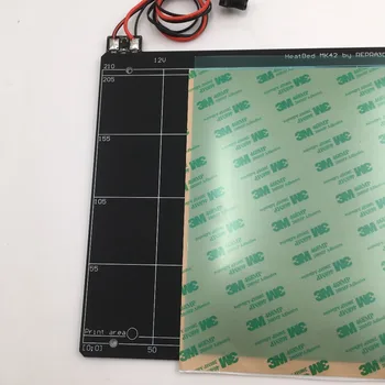 

MK2S heated bed for Prusa i3 MK2 MK2S 3d printer heated bed with PEI tape PCB clone, compatible with mini-Rambo 1.3a