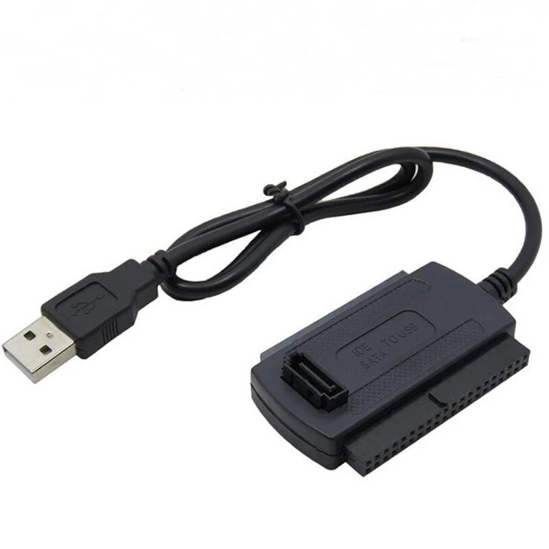 Usb 2 0 to ide sata converter adapter cable for 2 5 3 5 hard drive disk
